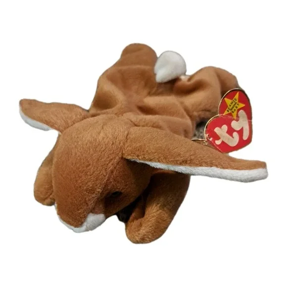 1995 Retired Ty Beanie Baby Plush – Ears the Rabbit