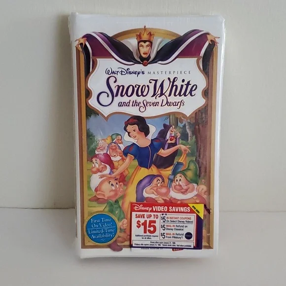 Vintage Snow White And the Seven Dwarfs VHS