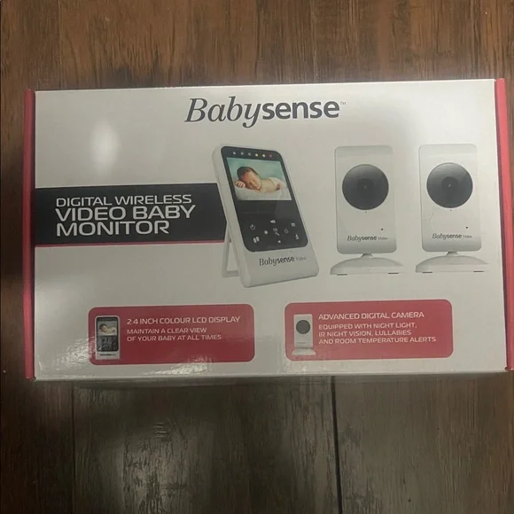 Babysense V24R Video Baby Monitor - 2 Cameras