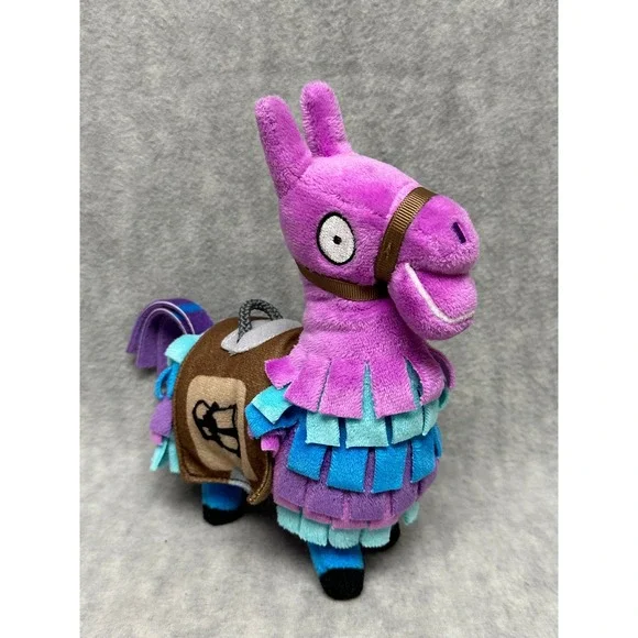 Fortnite Loot Llama Plush 8 Inch‎ Stuffed Animal Toy Purple Teal Blue 2018 Epic