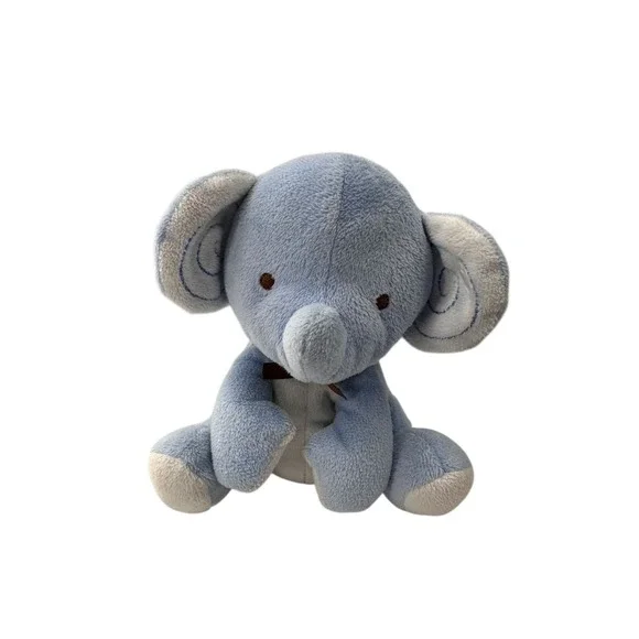 Fisher-Price Blue Elephant Plush Baby Toy 7