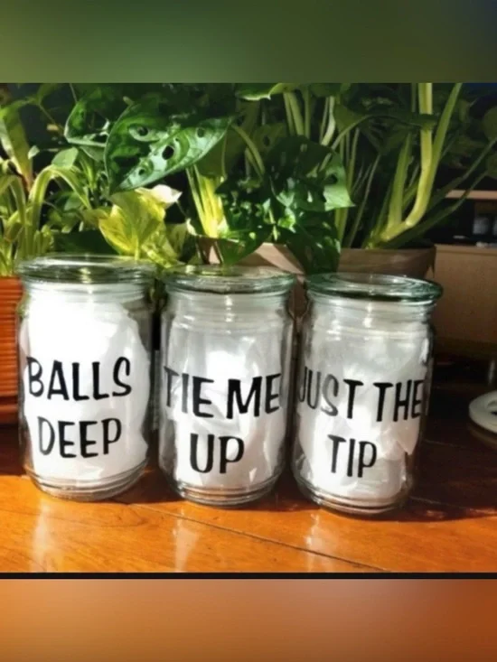 NWOT Naughty Bathroom Canisters | Storage Jars