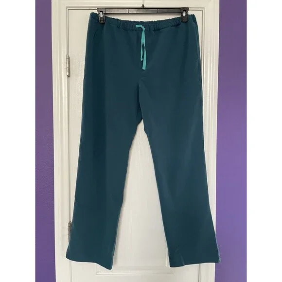 FIGS Pisco Basic Scrub Pants Caribbean Blue FM4500 Size XL X-Large