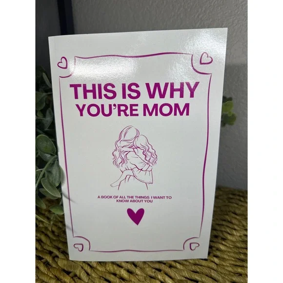 This Is Why You're Mom Guided Journal Memory Book Tango Bird Publishing