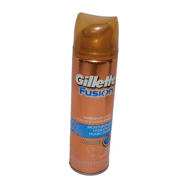 Gillette Fusion Shave Gel Hydra Gel Moisturizing 7 oz Discontinued Men Beard NEW