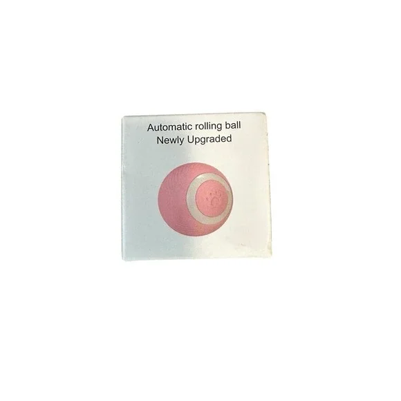 NEW automatic rechargeable rolling cat ball toy PINK