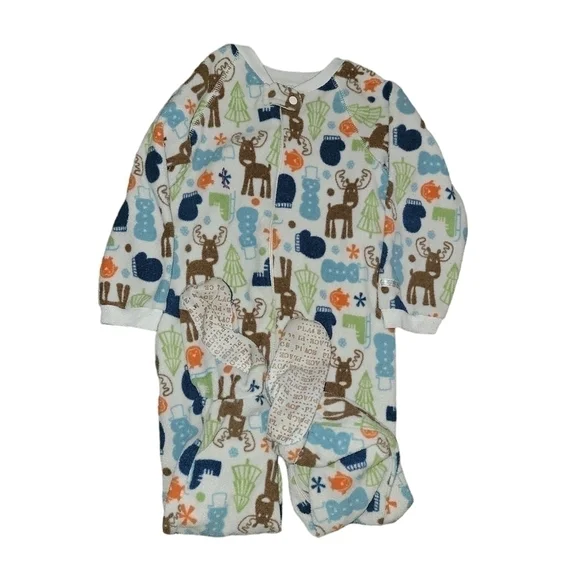 The children’s place size 3T footie pajamas
