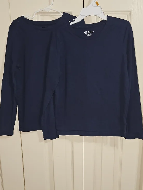 The Children's Place Navy Blue Long Sleeve Tee - Set of 2