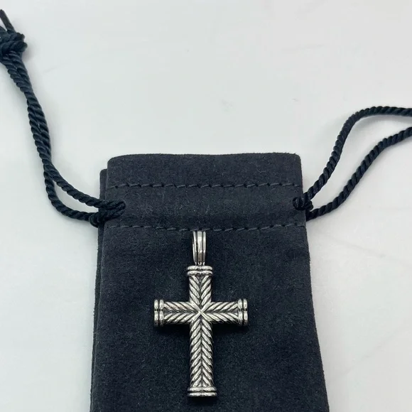 David Yurman, Chevron Cross pendant and Silver Sterling