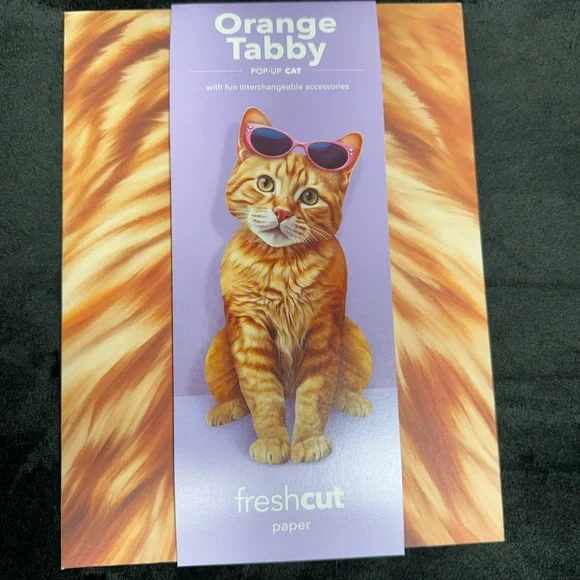 BUNDLE SALE! - Orange Tabby Pop-Up Cat Paper figure