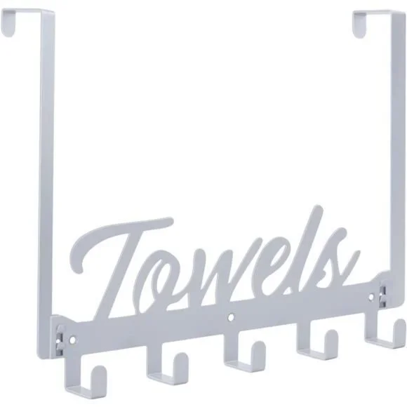 Over The Door Hooks Towel Rack for Bathroom Towel Holder for Hanging Heavy Duty