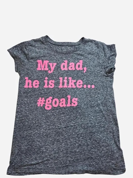 The Children's Place Gray Tee with Pink 
