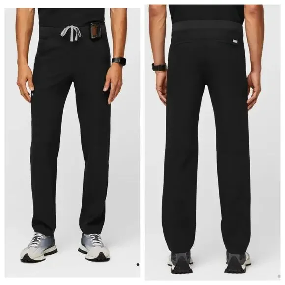 FIGS Axim Cargo Scrub Pants Black Sz XL