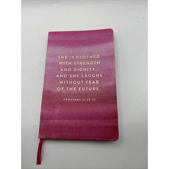 Eccolo She Is Clothed in Strength and Dignity Journal Notebook‎ with Bookmark