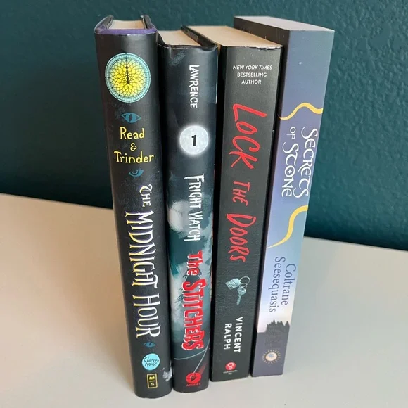 Young Adult Fantasy Fiction Book Lot Fright Watch Secrets of Stone Midnight Hour