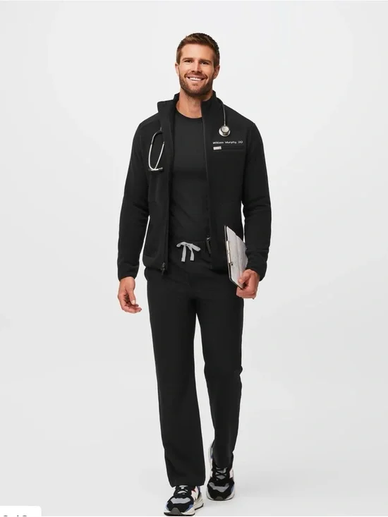 Men’s Figs Black Pisco Basic Scrub Pants