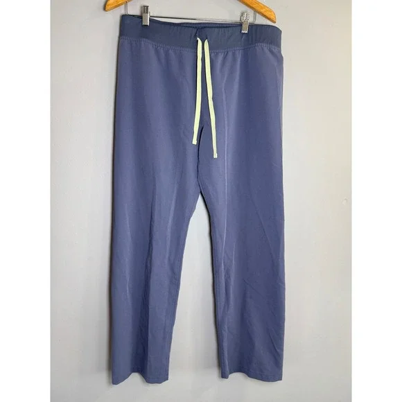 FIGS‎ Technical Collection Blue Scrub Pants Mens Large Straight Leg Drawstring