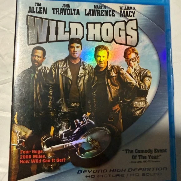 Wild Hogs Blu‑ray Movie - Black Cover