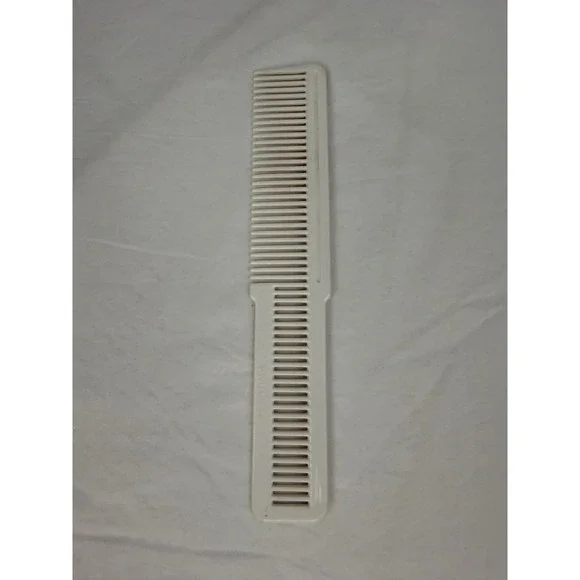 Wahl USA Professional Flat Top Clipper Comb Off White Barber Styling Tool 8 Inch