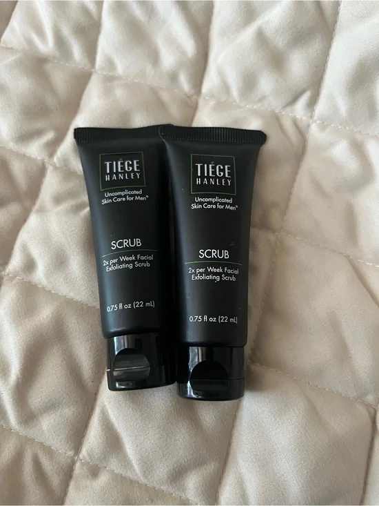 x2 Tiege Hanley Scrub 0.75 fl oz Brand New Factory Sealed