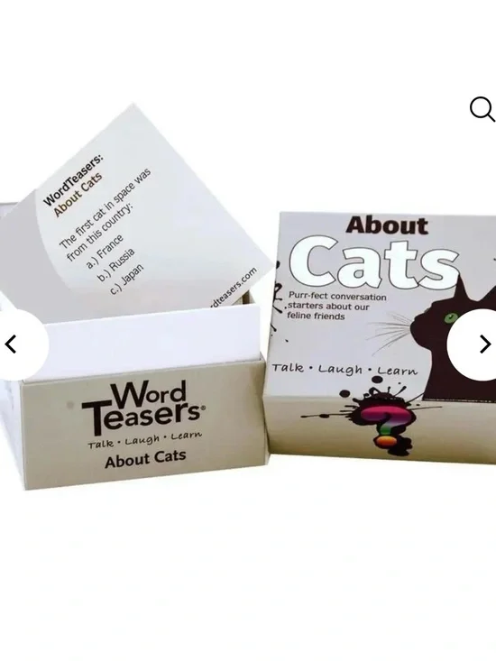 About Cats Card Deck - White