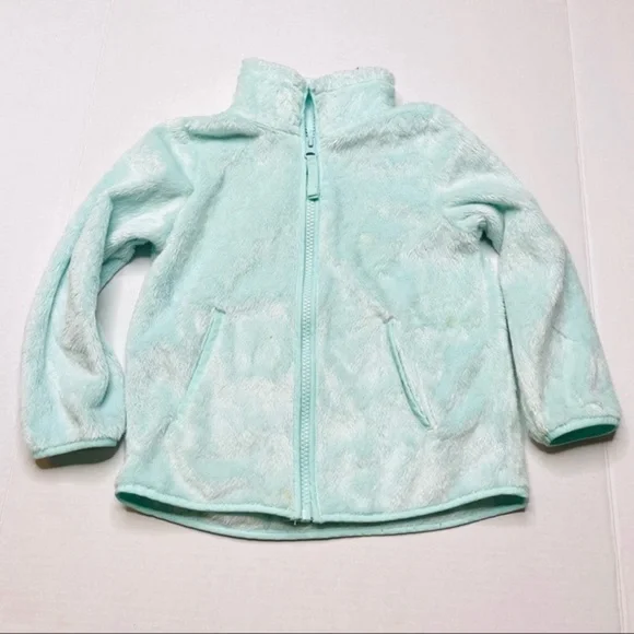 𝅺the Children’s Place Mint Faux Fur Jacket