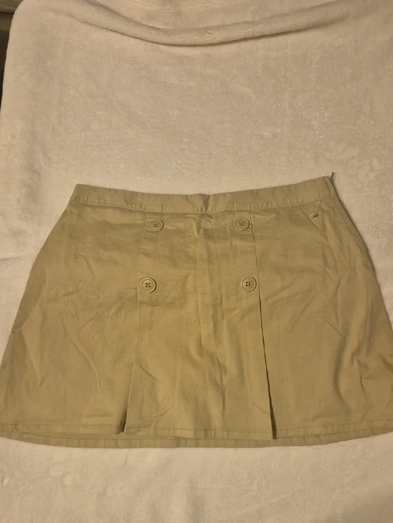 The Children's Place Beige Button-Front Girls' Skirt