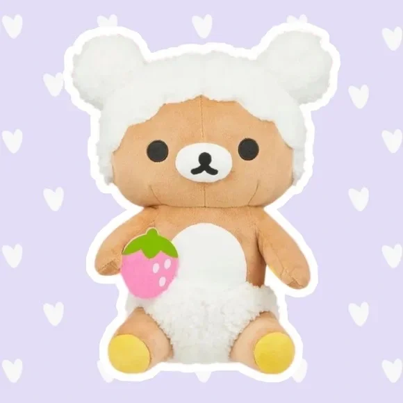 Rilakkuma Bubble Bath with Strawberry Licensed Plush 16”