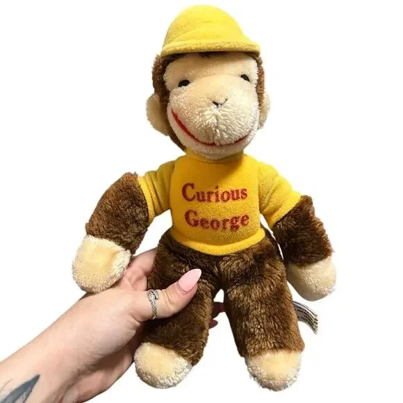 Vintage 1984 Curious George Plush Stuffed Animal