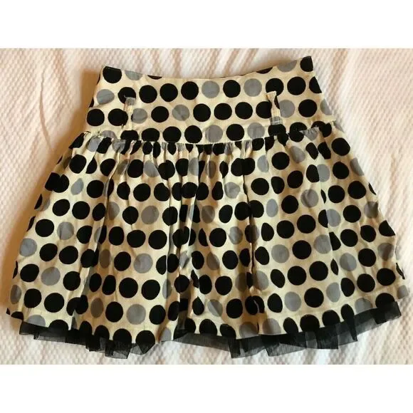 The Children Place Girls Corduroy Polka Dot Skirt Size 6