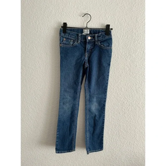 The Children's Place Skinny Jeans Size 8 Blue Stretch Heart Pocket Denim