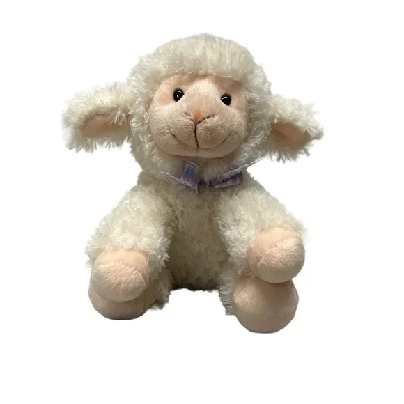 Russ Berrie Fleecia Lamb Sheep Plush Soft‎ Toy Stuffed Animal 9in EASTER