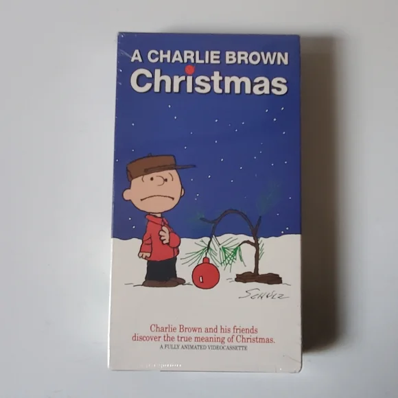 VTG Charlie Brown Christmas Movie Animated Cartoon Video Tape VHS Peanuts Sealed
