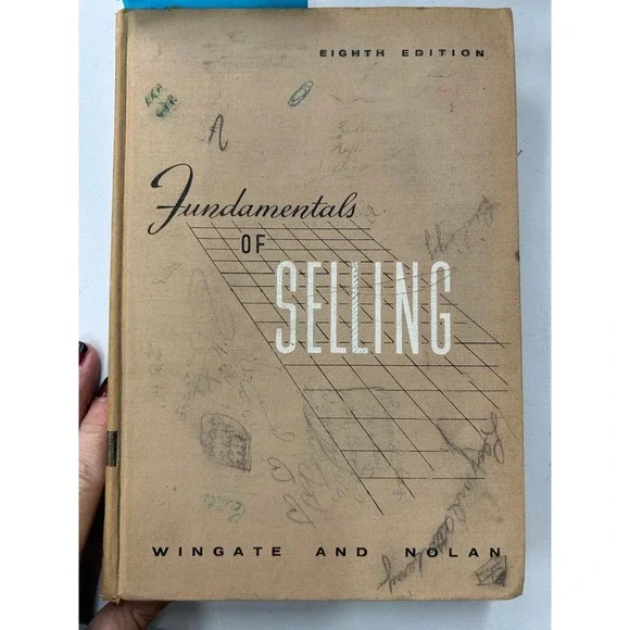 Fundamentals‎ of Selling Wingate Nolan 1962 8th Edition Business Textbook