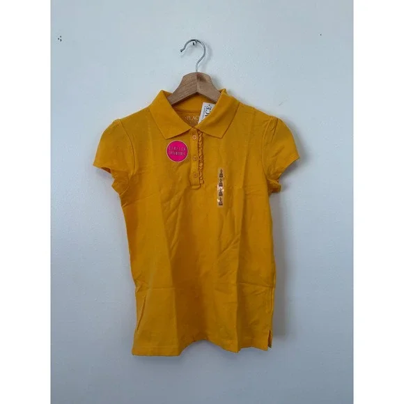 The Children's Place Girls' Polo – Yellow – Large – NWT