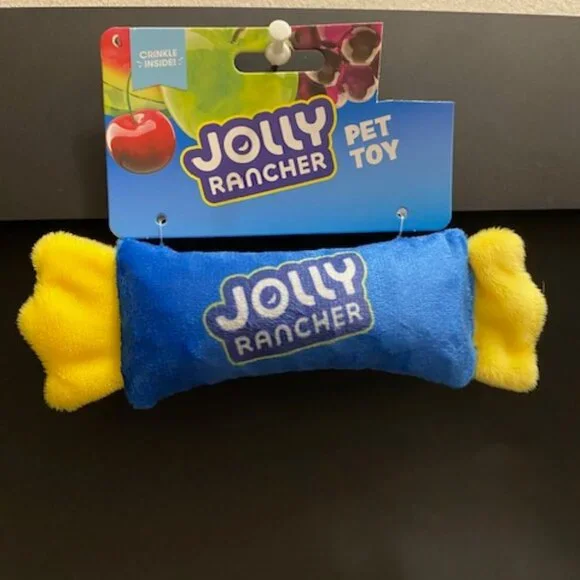 Jolly Rancher Plush Pet Toy *Crinklier Inside*