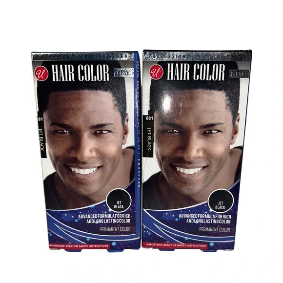 Universal Hair Color Professional Quality Permanent Jet Black 881 Pack‎ of 2