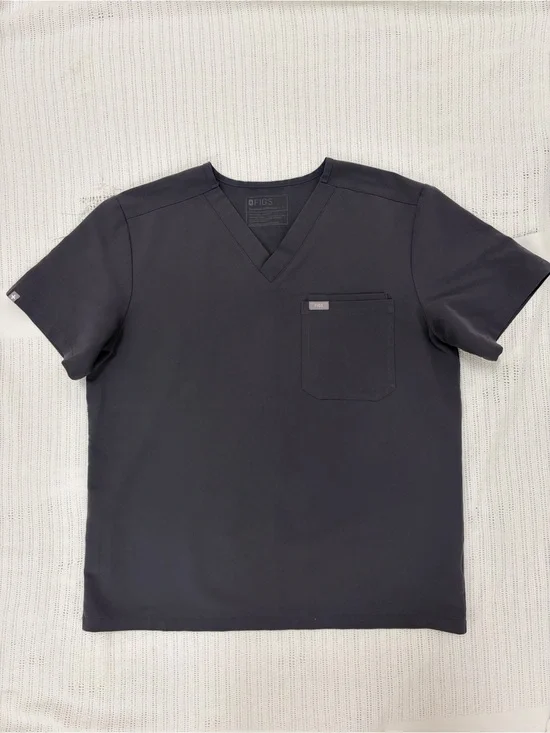 Figs Men's Top Large Gray