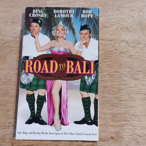2/$8 Road to Bali VHS Tape