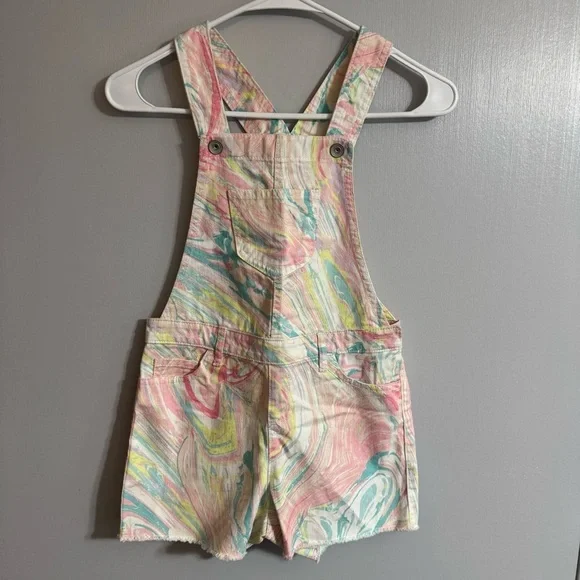 The Children's Place Overalls Size 8 in Pink and White