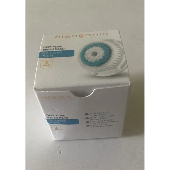 Clarisonic Deep Pore Brush Head Replacement Enlarged pores - 2 Pack