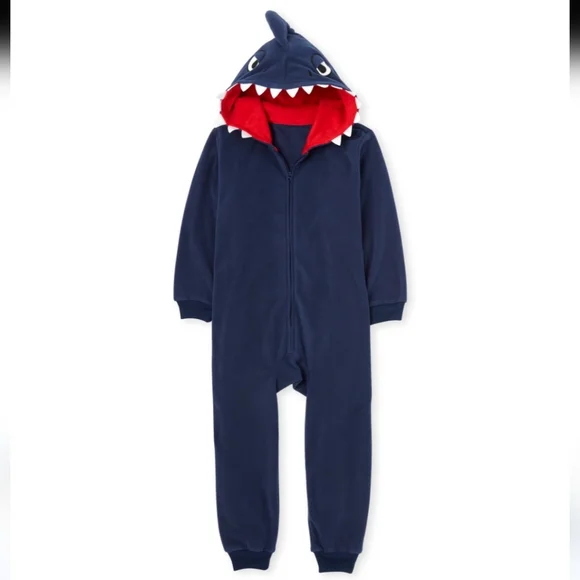 The Children's Place Shark One Piece Pijama Size 4