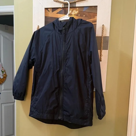 The Children's Place navy blue hooded windbreaker