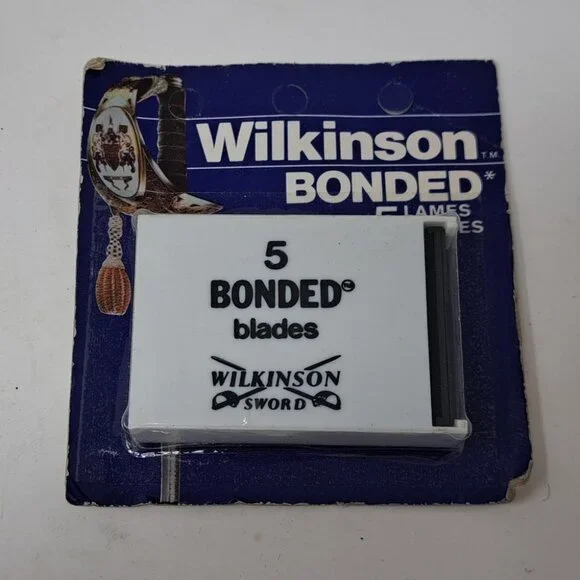 Wilkinson Sword Vintage 70s 80s Bonded Blades England -5 Pack