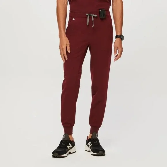 Figs Tansen Jogger‎ Scrub Pants Size XL Burgundy Maroon