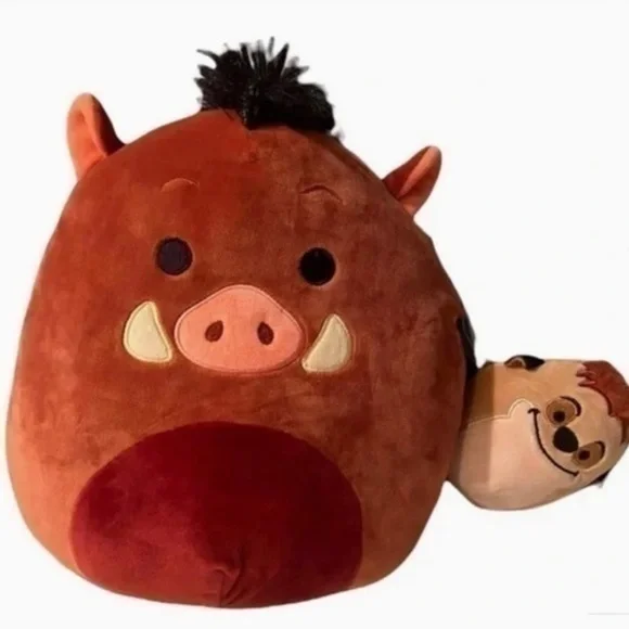 NWT. SQUISHMALLOWS Disney Pumbaa and Timon