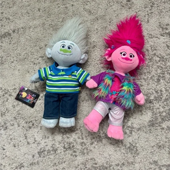 Build-A-Bear Trolls (Branch + Poppy)