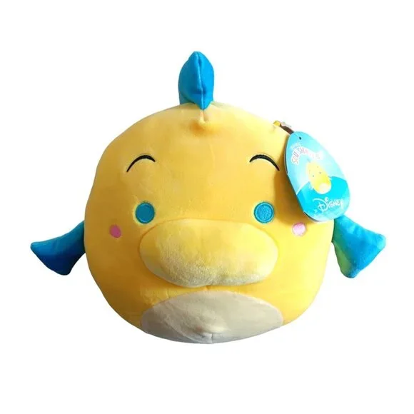Disney Little Mermaid Flounder Plush Toy 10