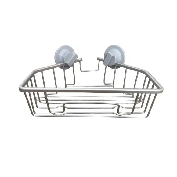 $5 WHEN BUNDLED Made By Design Rust Resistant Corner Suction Shower Basket