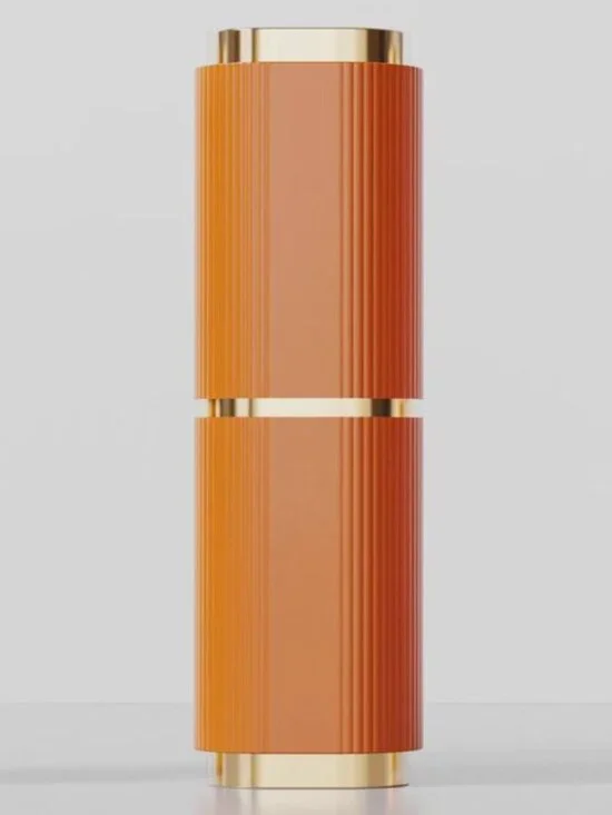 Toothbrush Holder Storage Organizer Orange and Gold